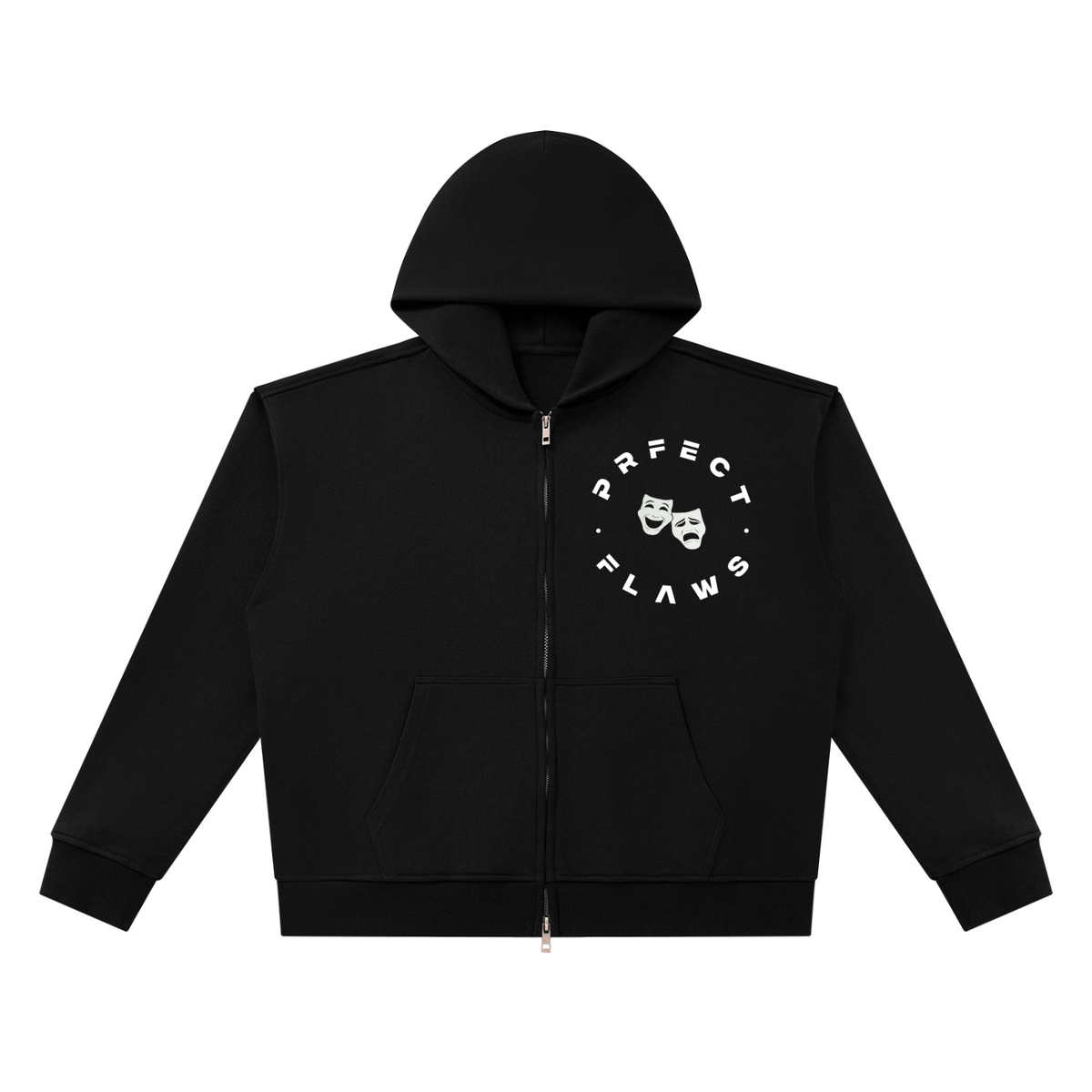 Zip Boxy Hoodie