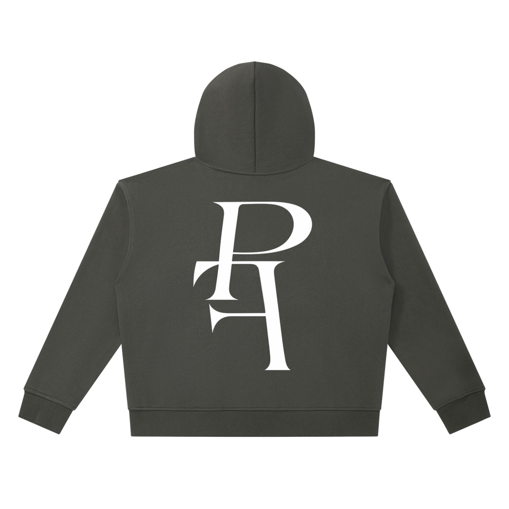 Zip Boxy Hoodie