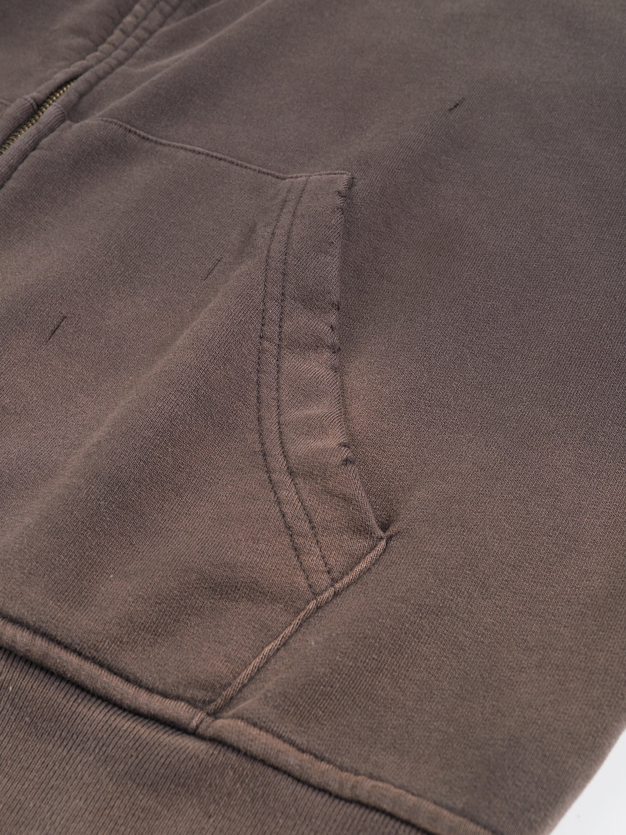 PF Yin Yang Frayed Sunfade Zip Hoodie